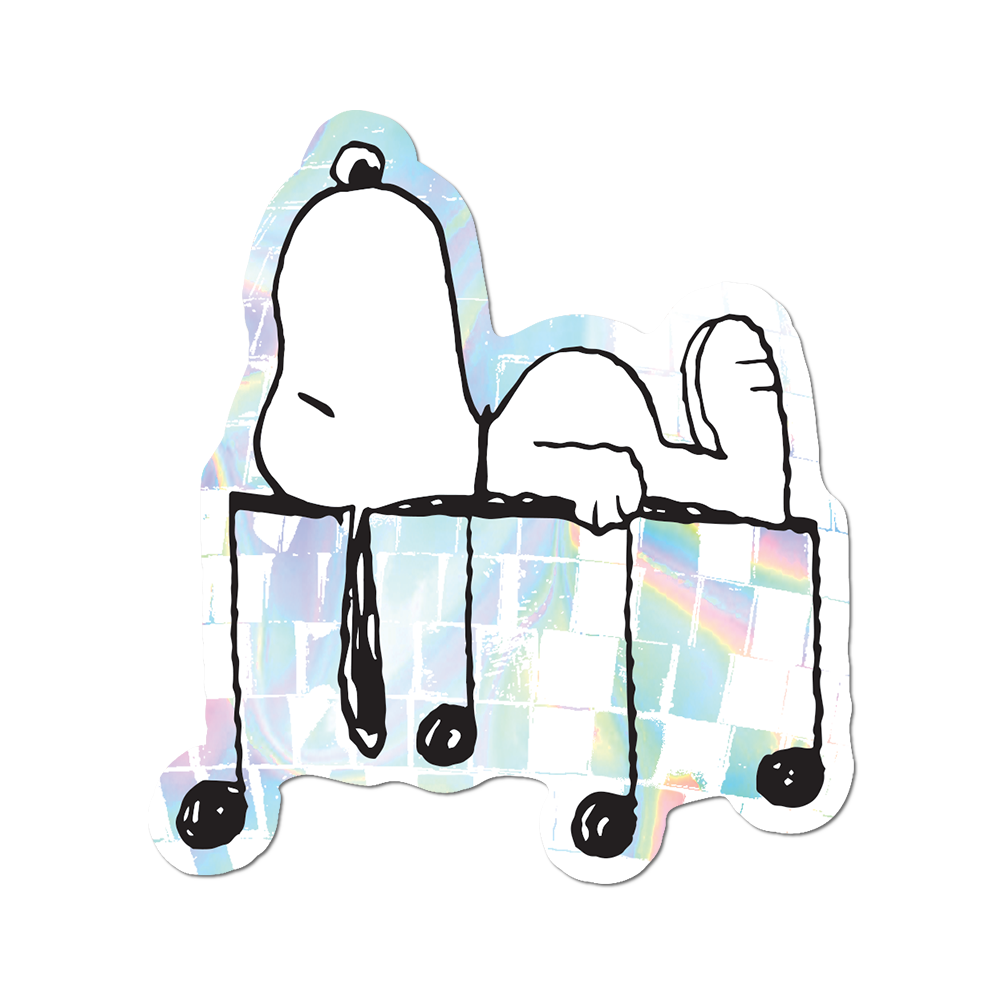 Snoopy Disco Holographic Sticker