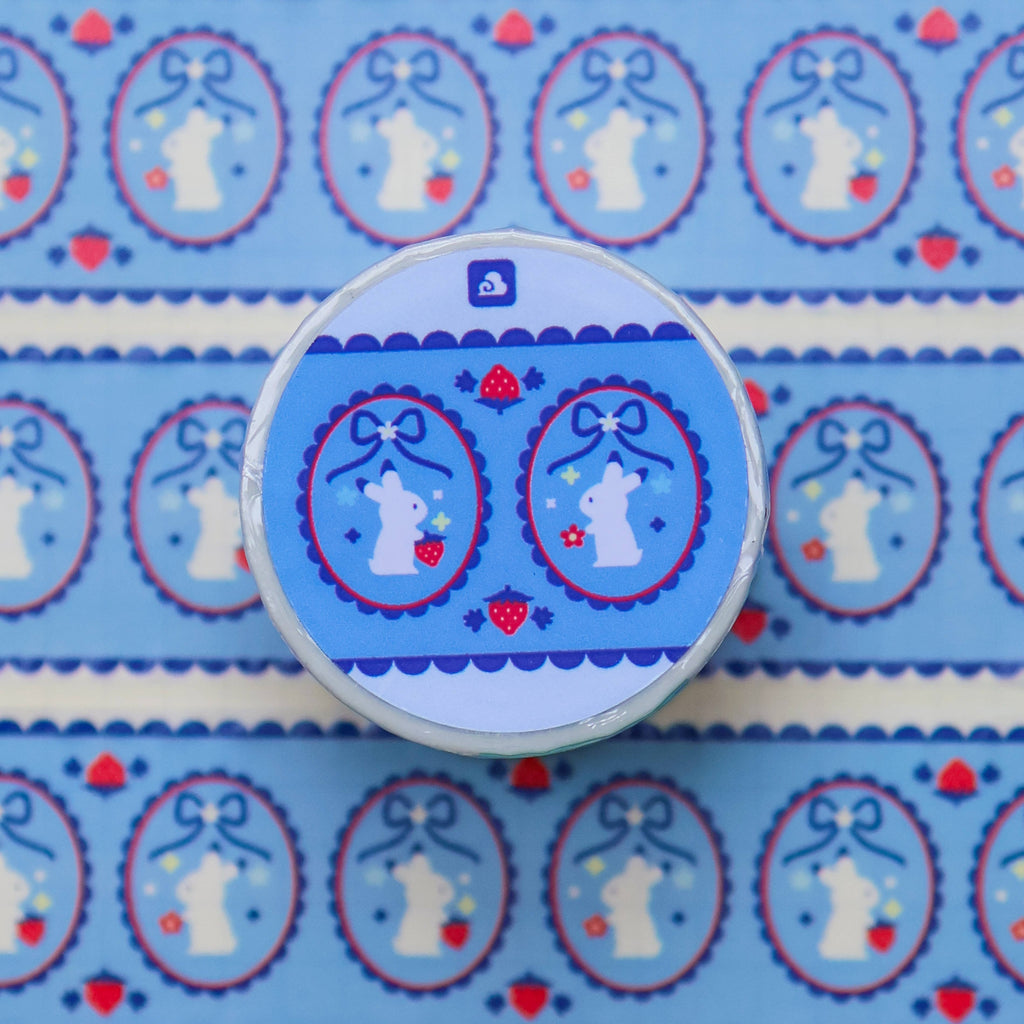 Bunny Blue Ribbon Washi Tape