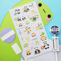 Sticker Sheet Pandas Rainy Day