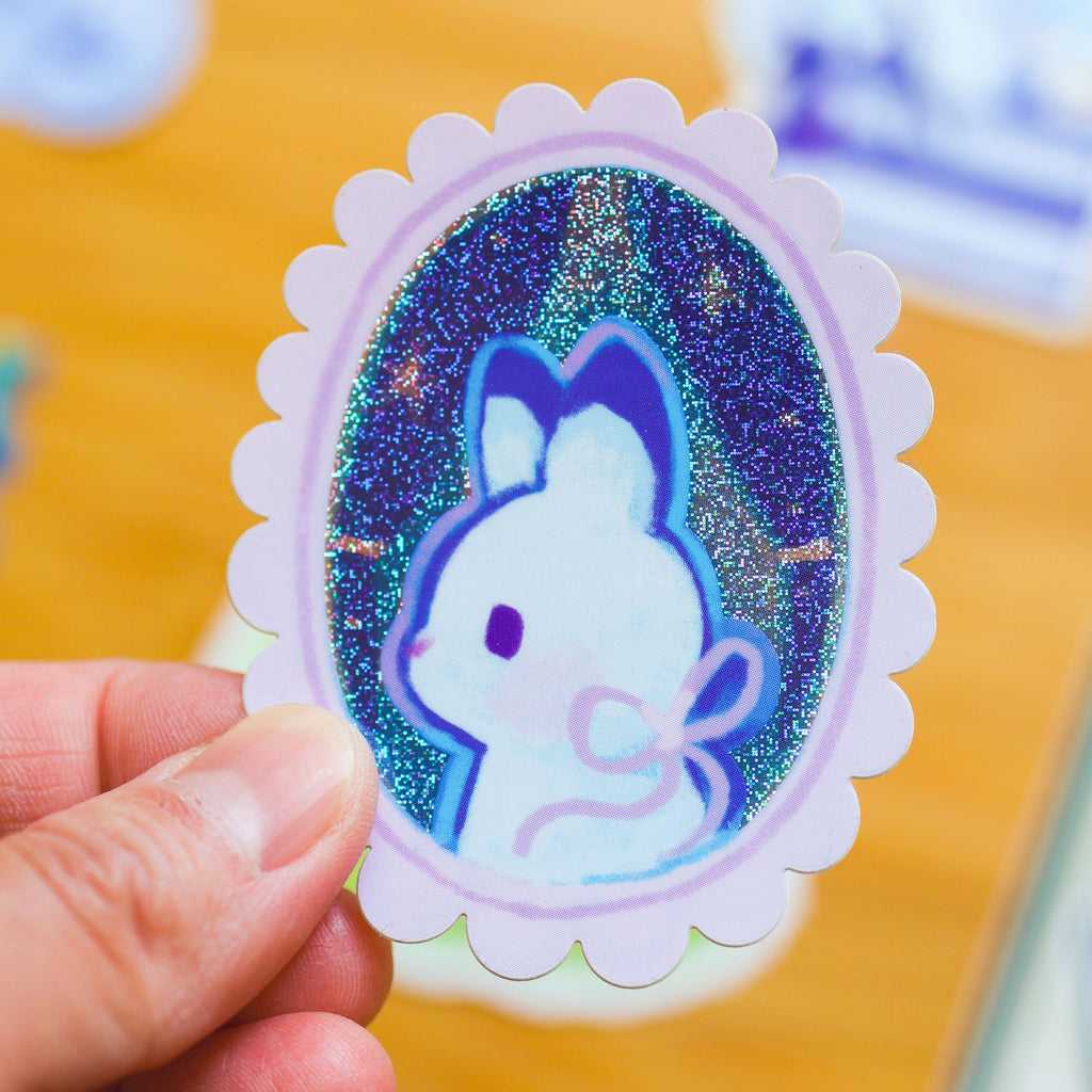 Holographic Portrait of a Rabbit