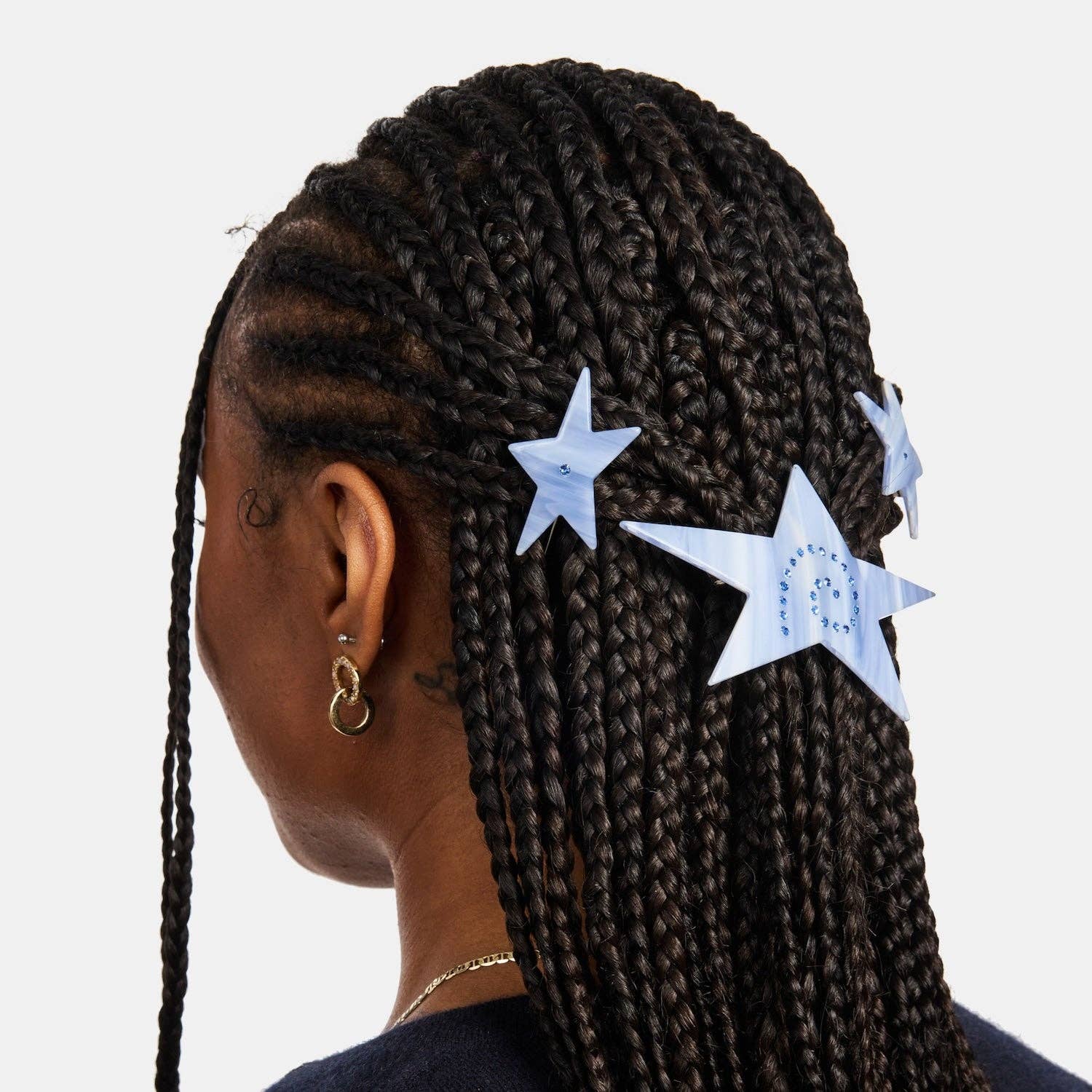 Chunks Hair Clip Pack in Stars