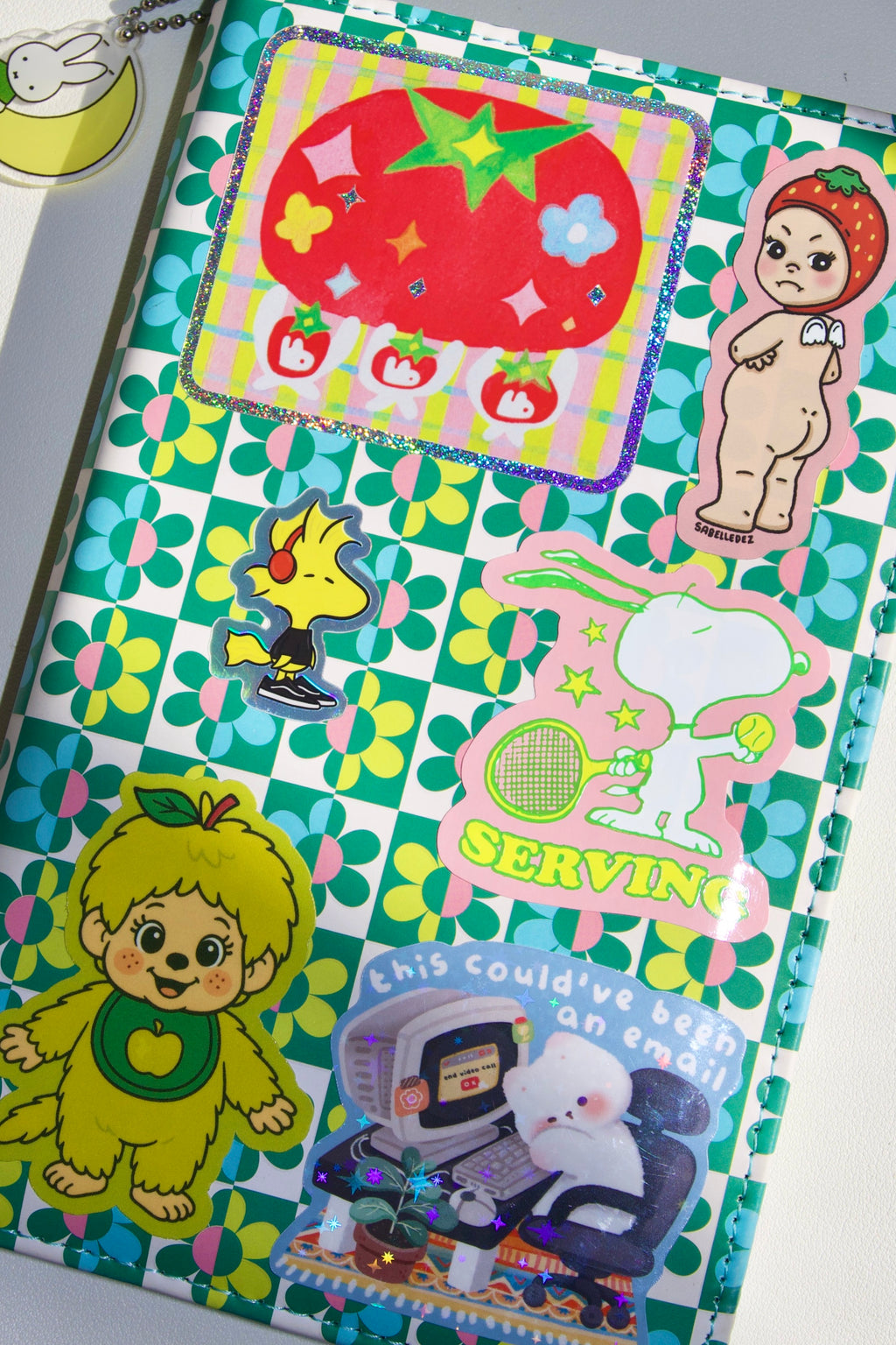 'Tomato Thieves' Glitter Vinyl Sticker