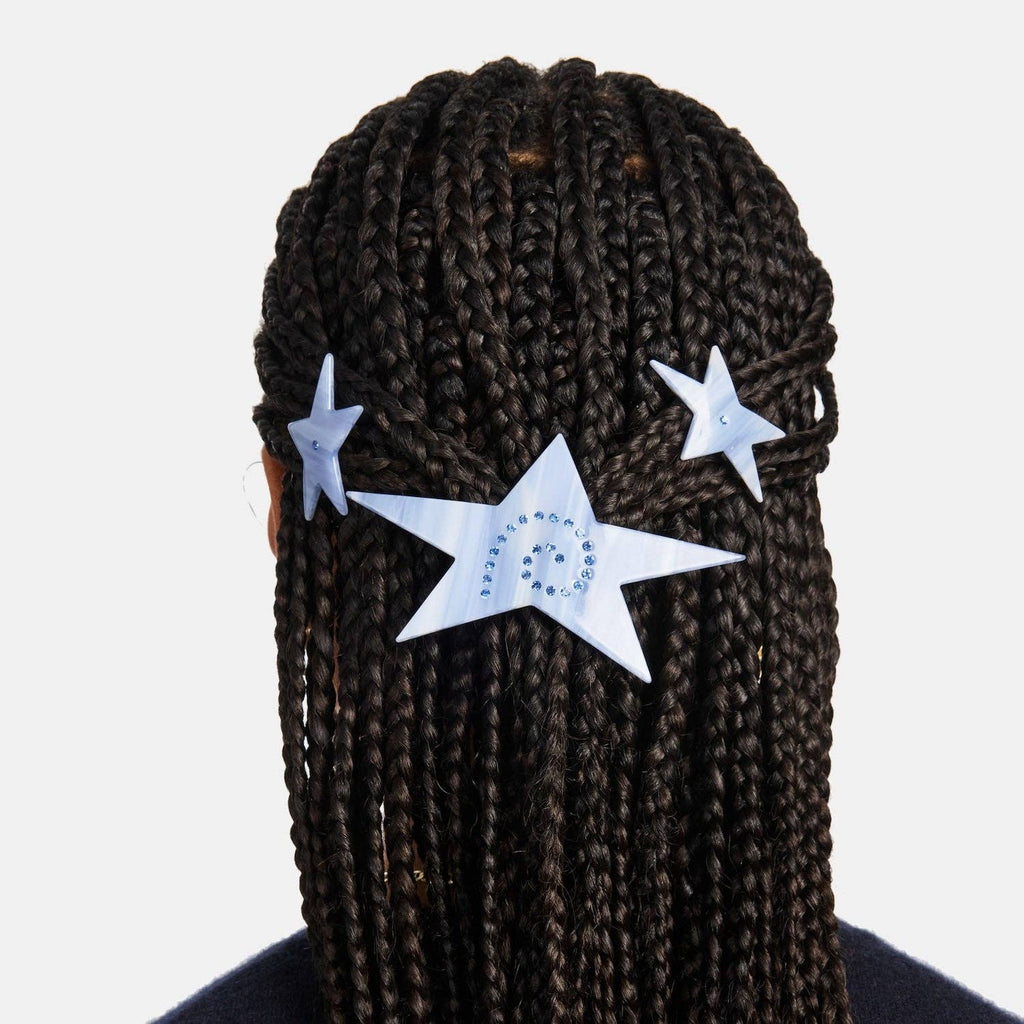 Chunks Hair Clip Pack in Stars