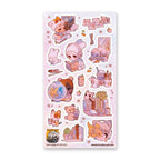 Sticker Sheet Cozy Study & Chill Scenes