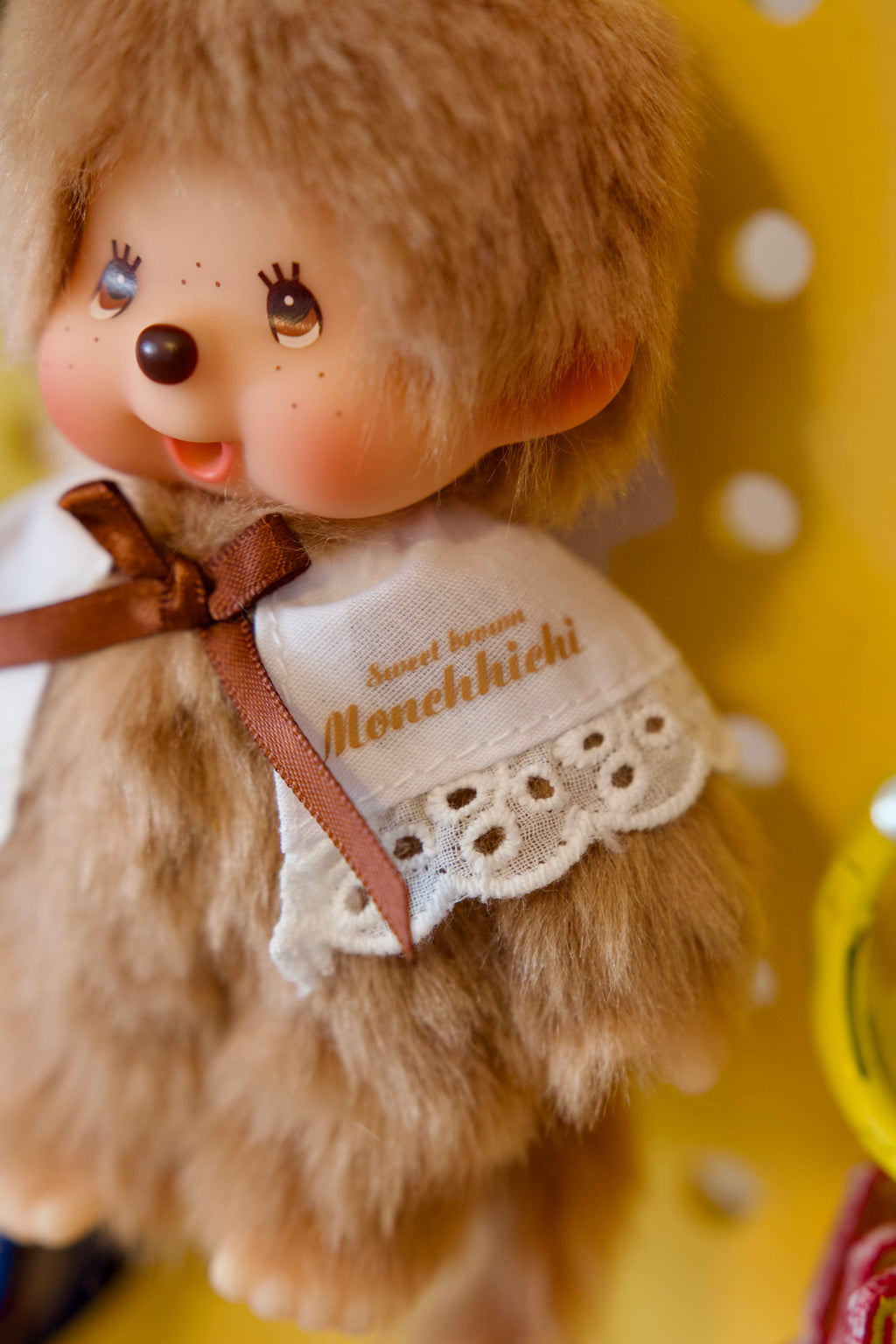 Monchhichi Sweet Brown Plush Mascot Keychain