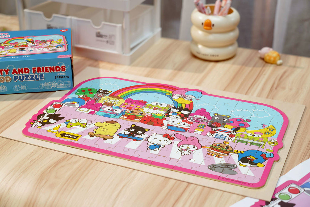 Hello Kitty® And Friends Jigsaw Puzzle: Street with Shops