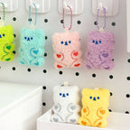 Blind Box Fuzzy Pastel Bear Keychain