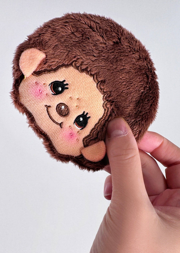 Monchhichi Face Plush Coin Bag