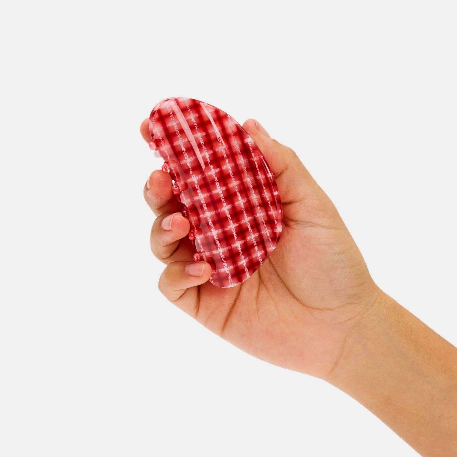 Chunks Hair Claw in Red Plaid