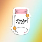Sticker Zero F*ucks Jat