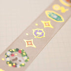 Gold Foil Animal Frame Washi Tape
