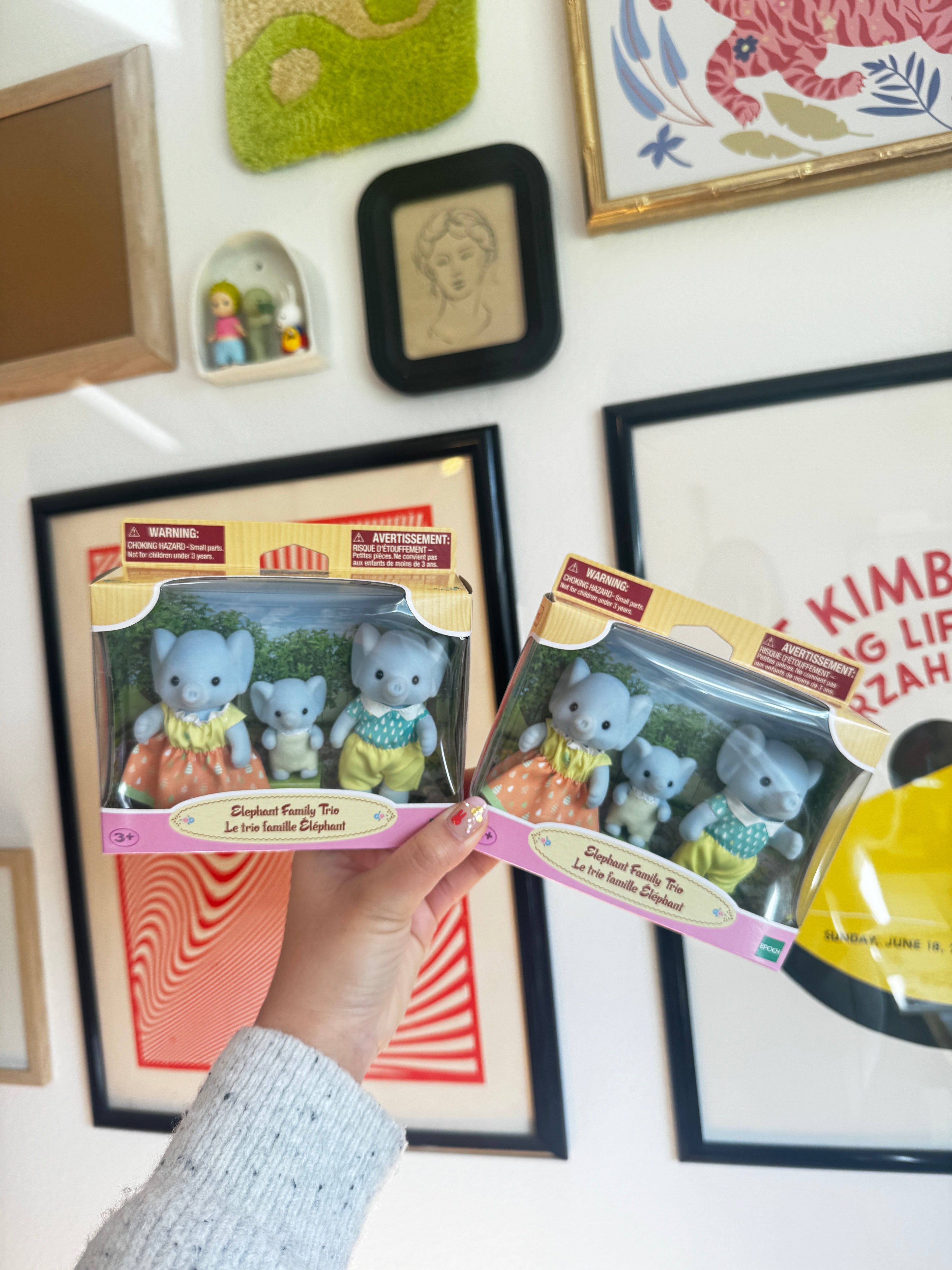 Calico Critter Elephant Family