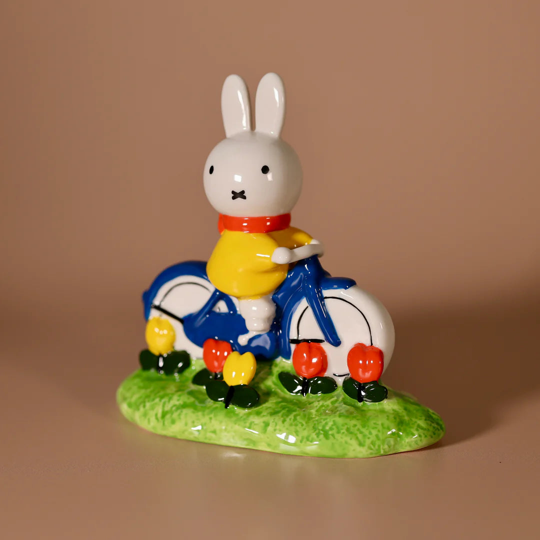 Miffy Tulip Garden Bike Ride Figurine