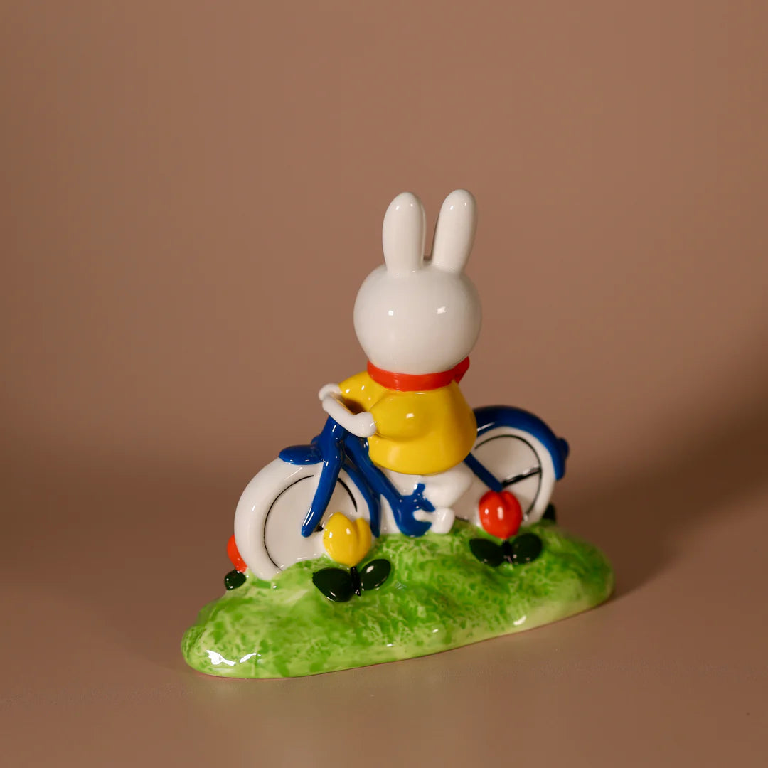 Miffy Tulip Garden Bike Ride Figurine