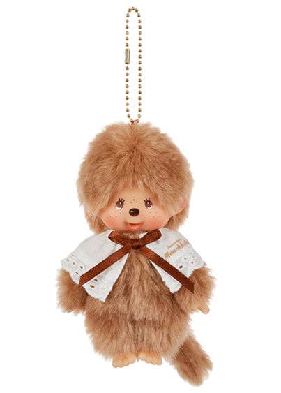 Monchhichi Sweet Brown Plush Mascot Keychain