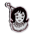 Clown Girl Sticker