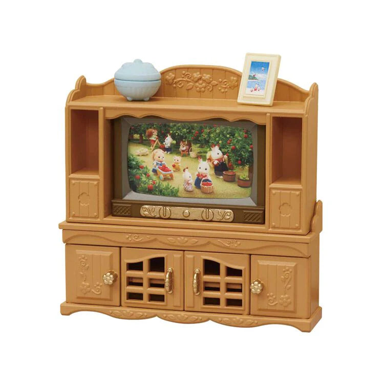 Sylvanian Families Television & Stand Set Japan Original