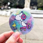 Snoopy Sticker Roller Buds Holographic