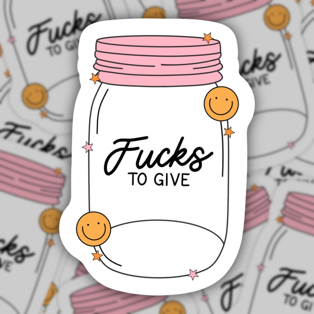 Sticker Zero F*ucks Jat