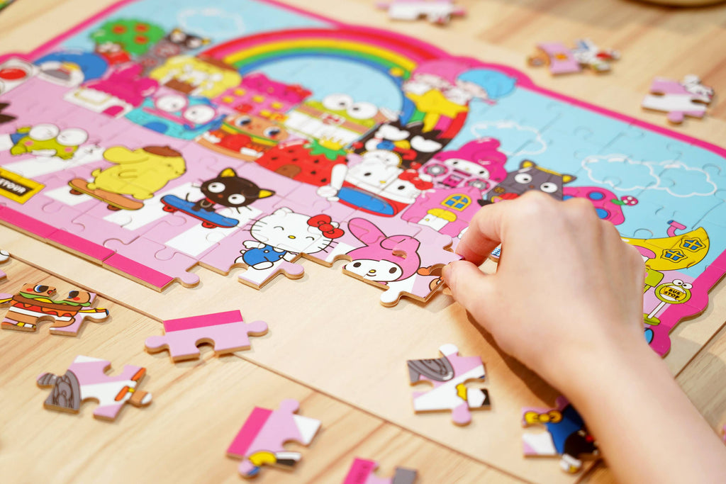 Hello Kitty® And Friends Jigsaw Puzzle: Street with Shops