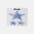 Chunks Hair Clip Pack in Stars
