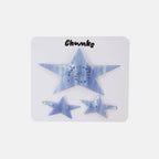 Chunks Hair Clip Pack in Stars