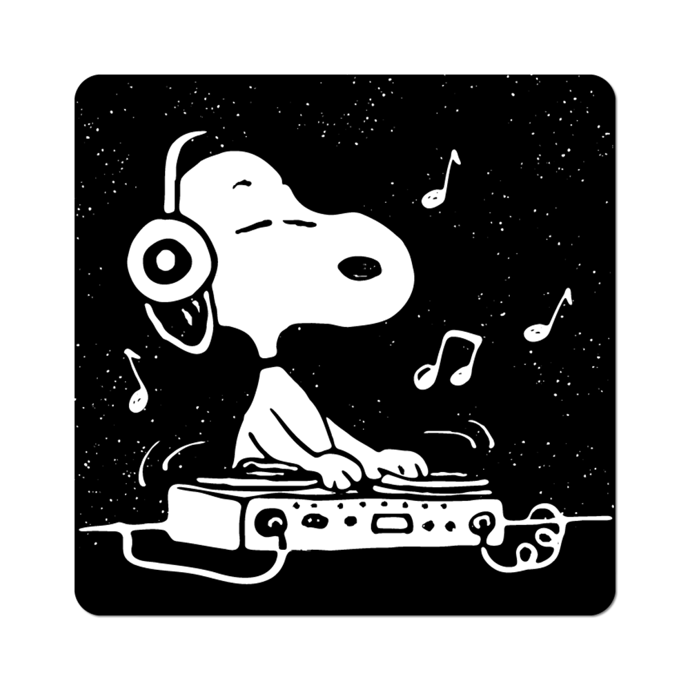 DJ Snoopy Sticker