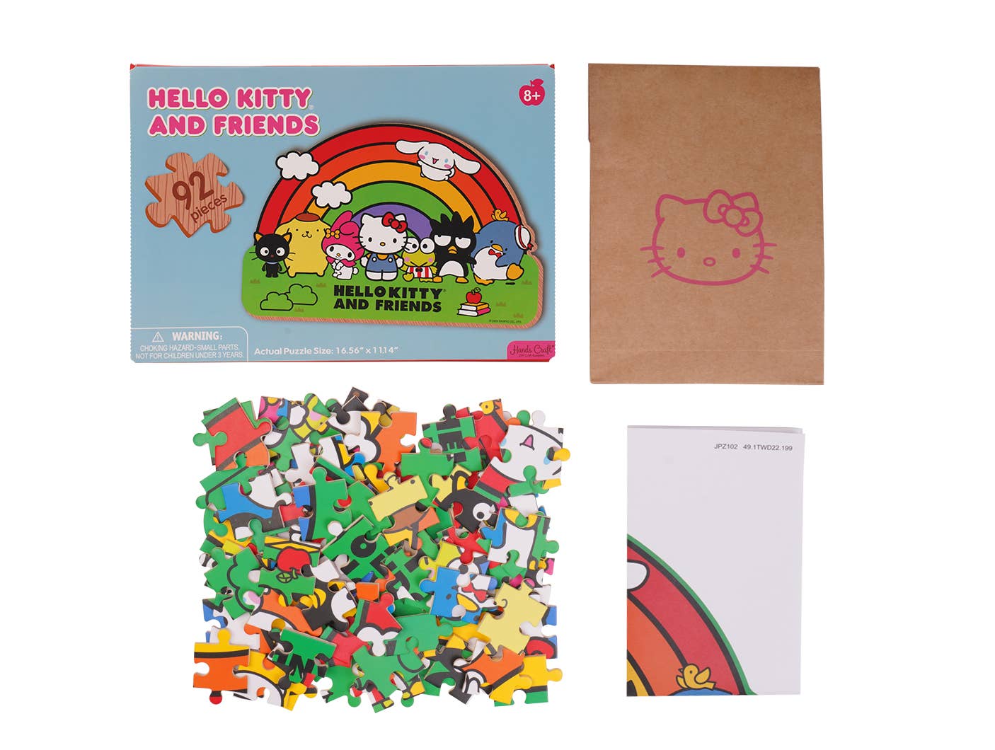 Hello Kitty® And Friends Wooden Jigsaw Puzzle: Rainbow
