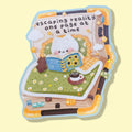 Sticker Bookish Escaping Reality