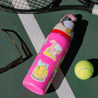 Snoopy Sticker Serving Tennis