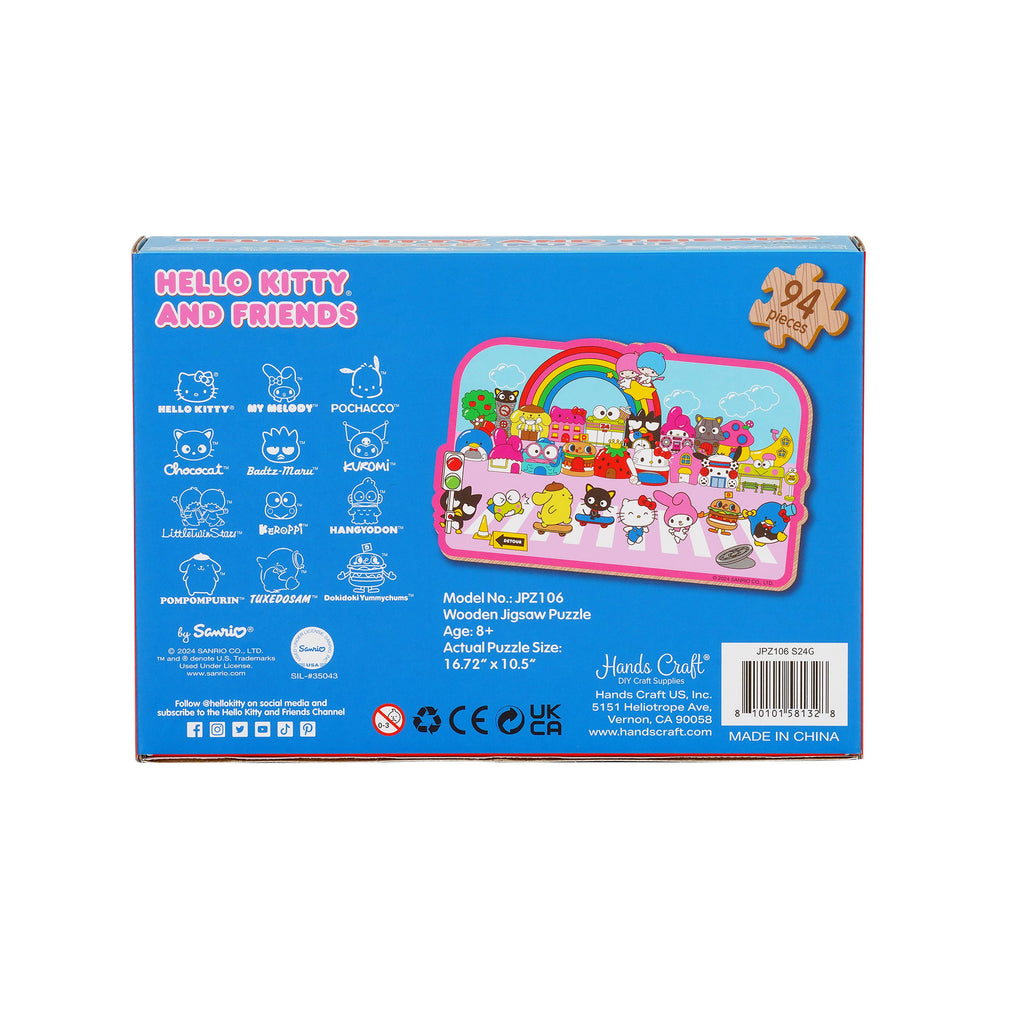 Hello Kitty® And Friends Jigsaw Puzzle: Street with Shops