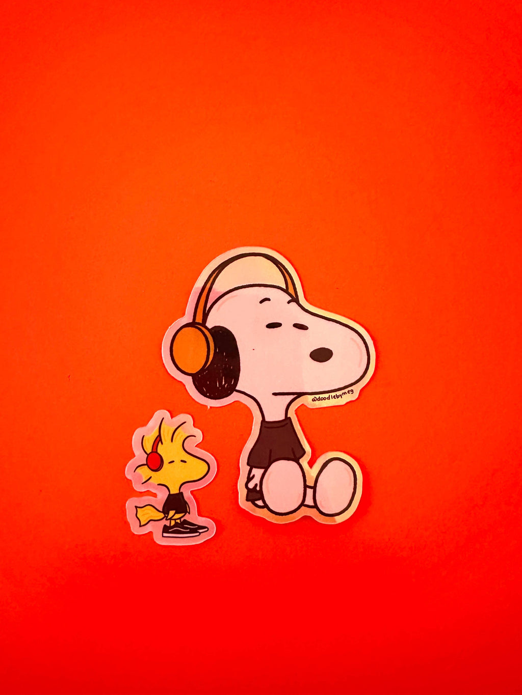 Emo Woodstock Peanuts Sticker