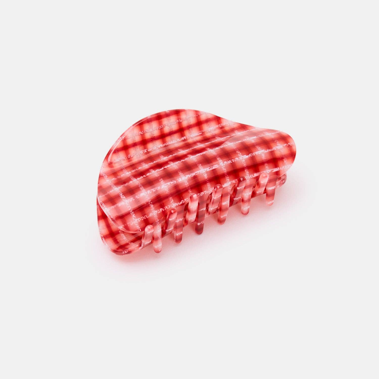 Chunks Hair Claw in Red Plaid