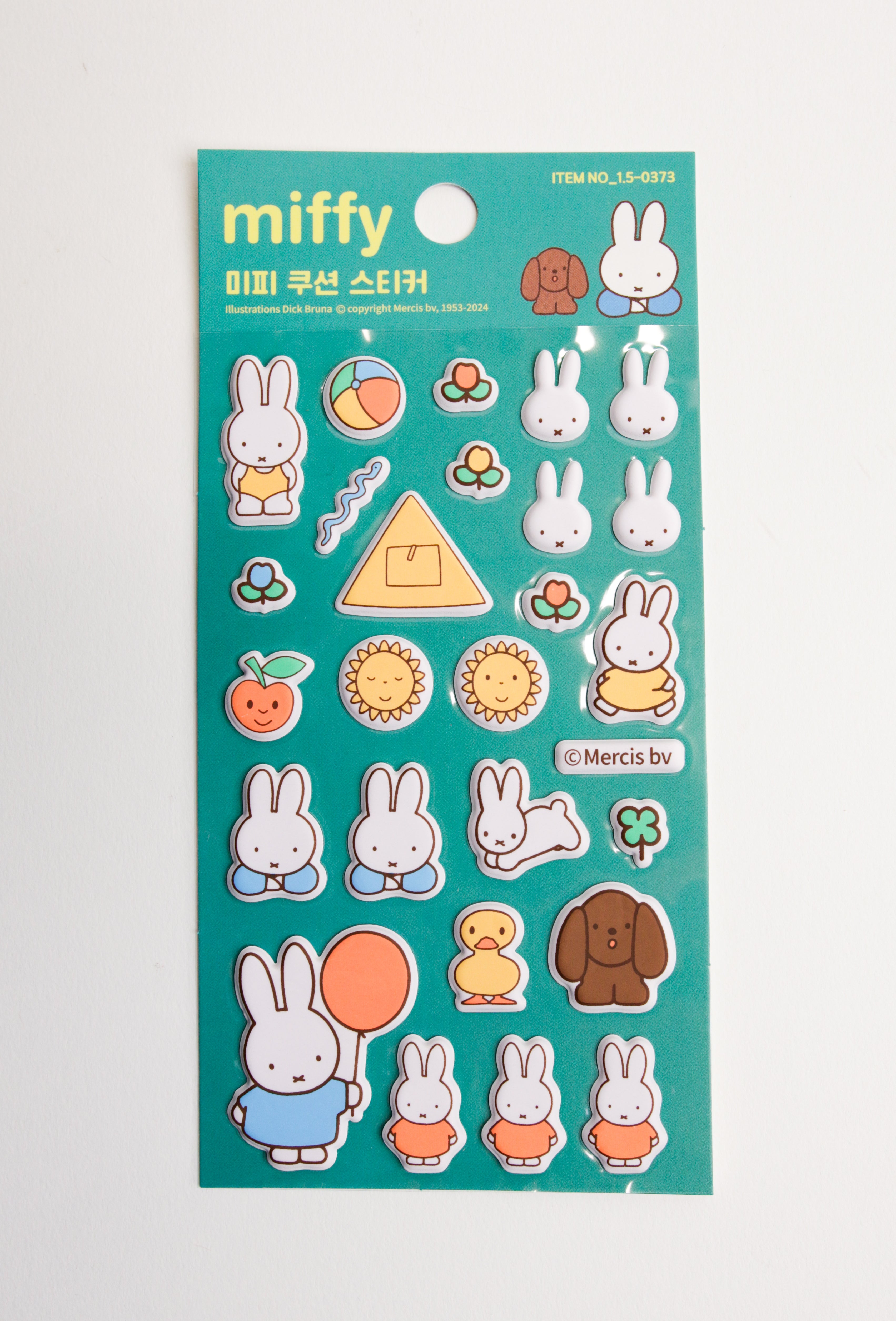 Miffy Puffy Sticker Sheet