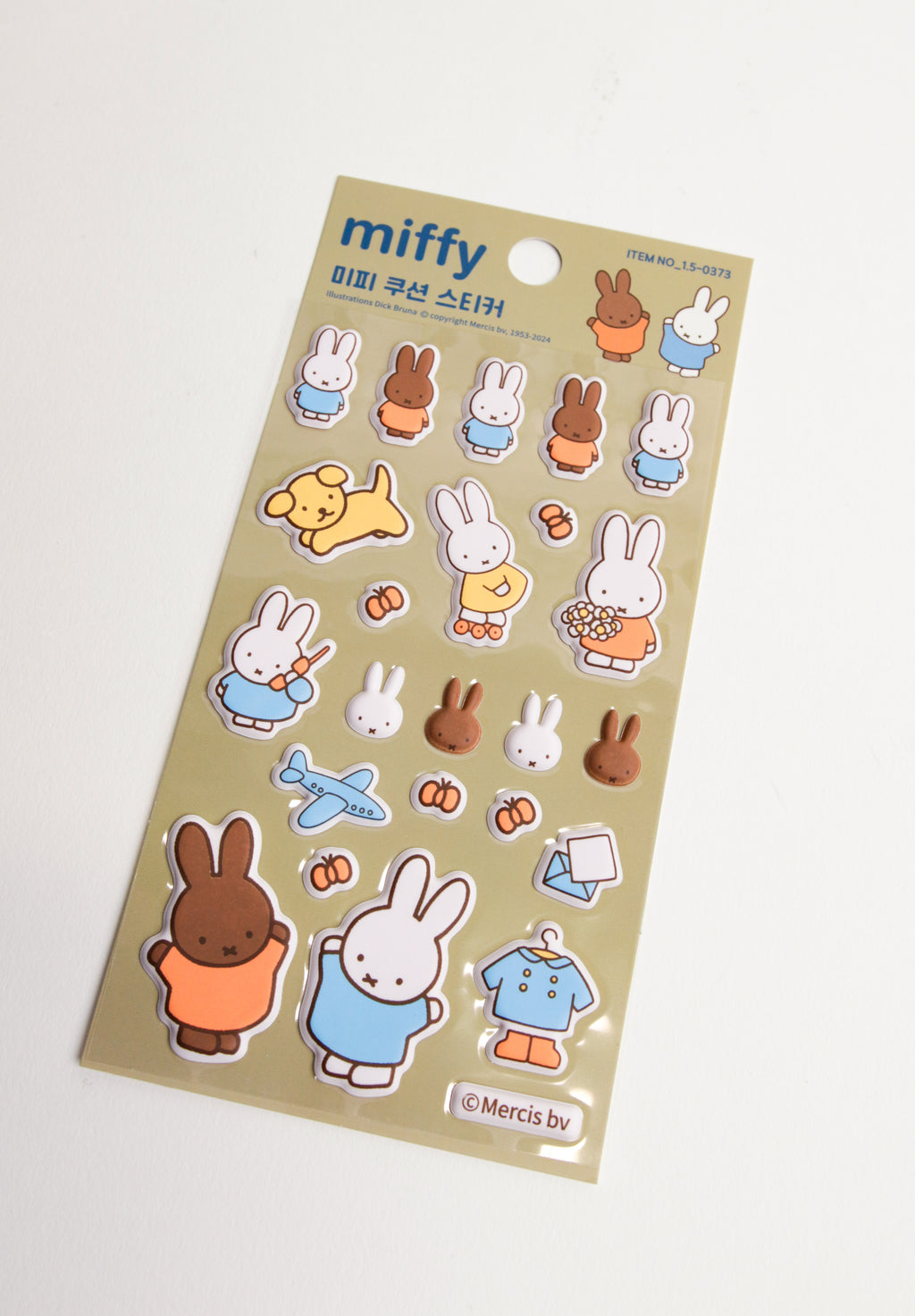 Miffy Puffy Sticker Sheet