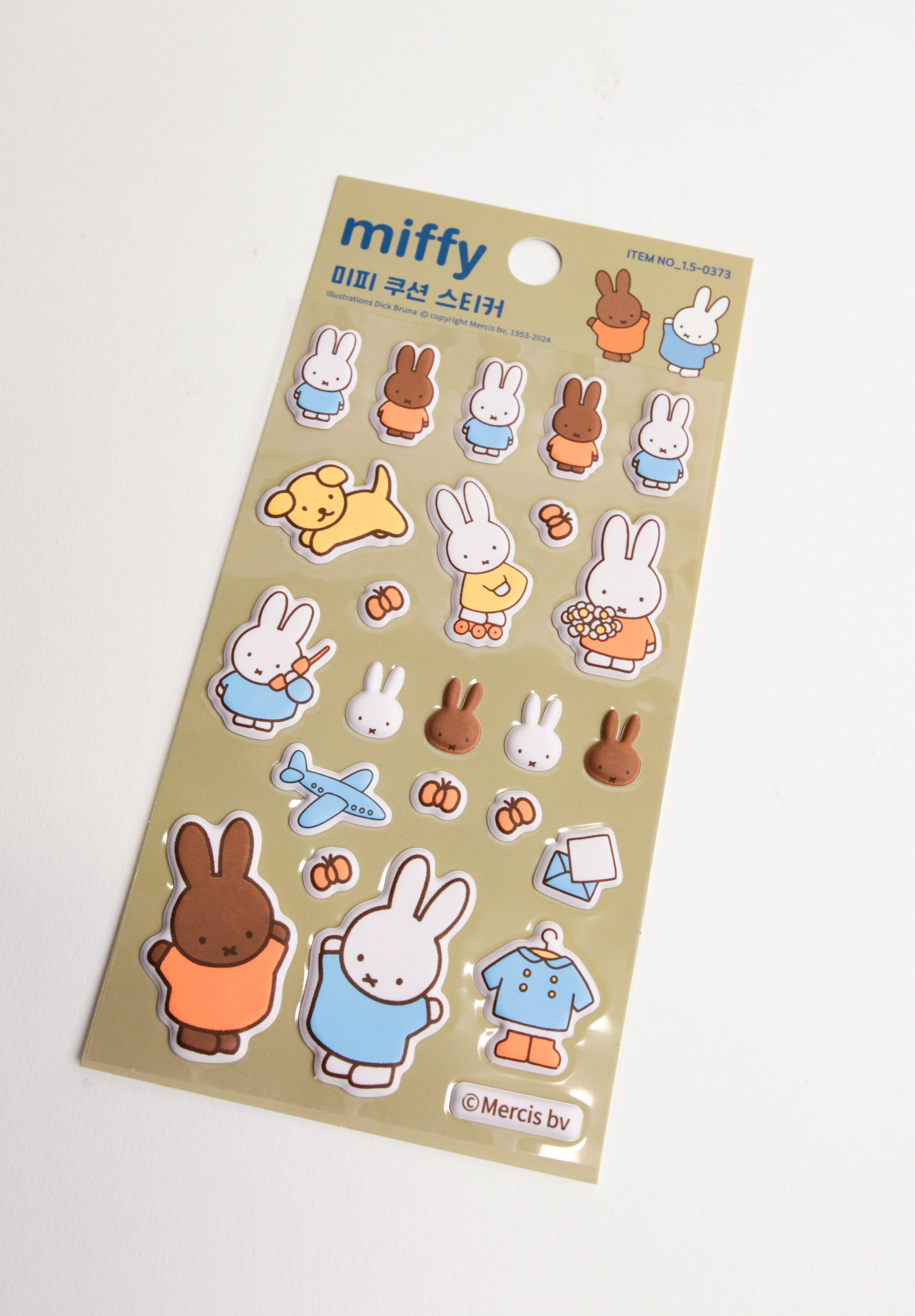 Miffy Puffy Sticker Sheet