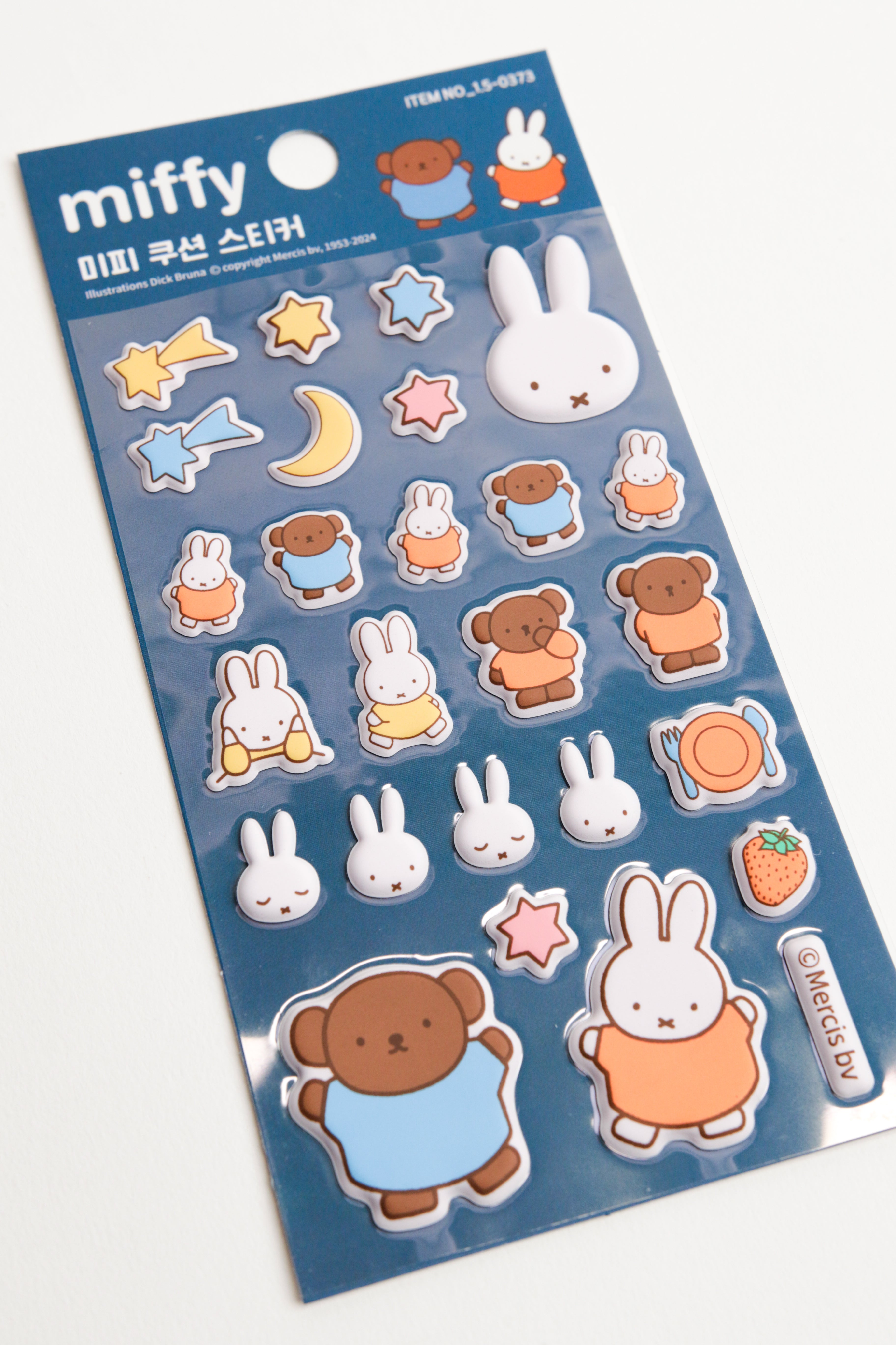 Miffy Puffy Sticker Sheet