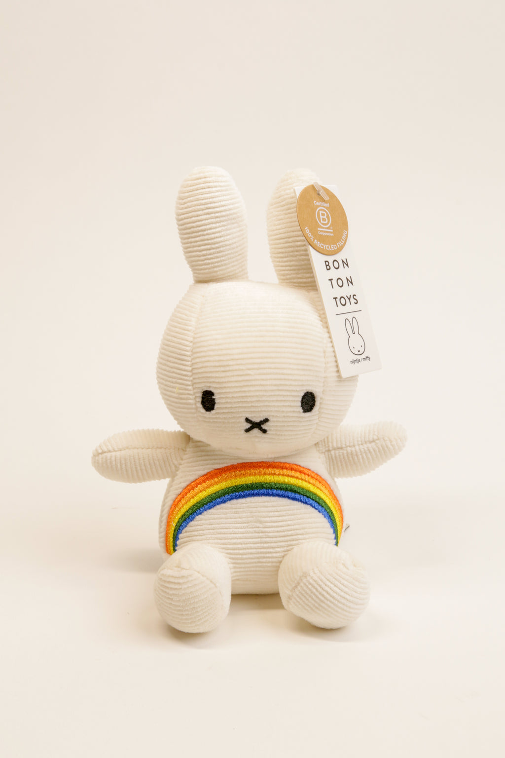 Miffy Rainbow 7" Plush Bon Ton Toys