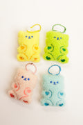 Blind Box Fuzzy Pastel Bear Keychain
