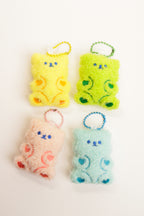 Blind Box Fuzzy Pastel Bear Keychain