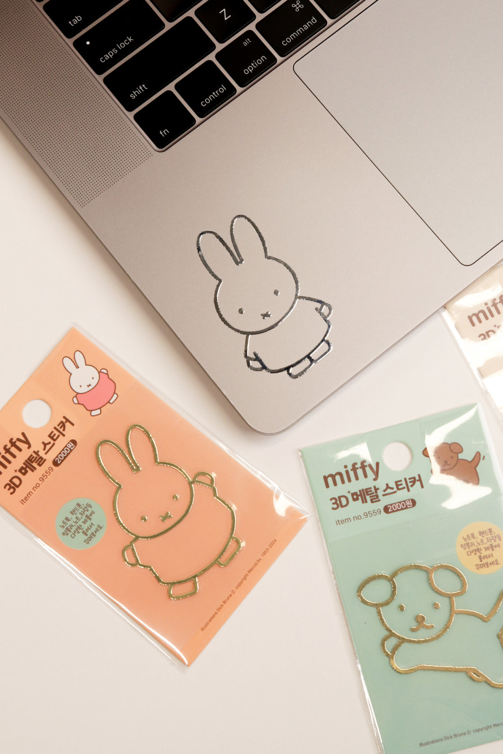 Miffy Sticker Metal 3D