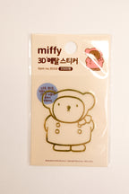 Miffy Sticker Metal 3D