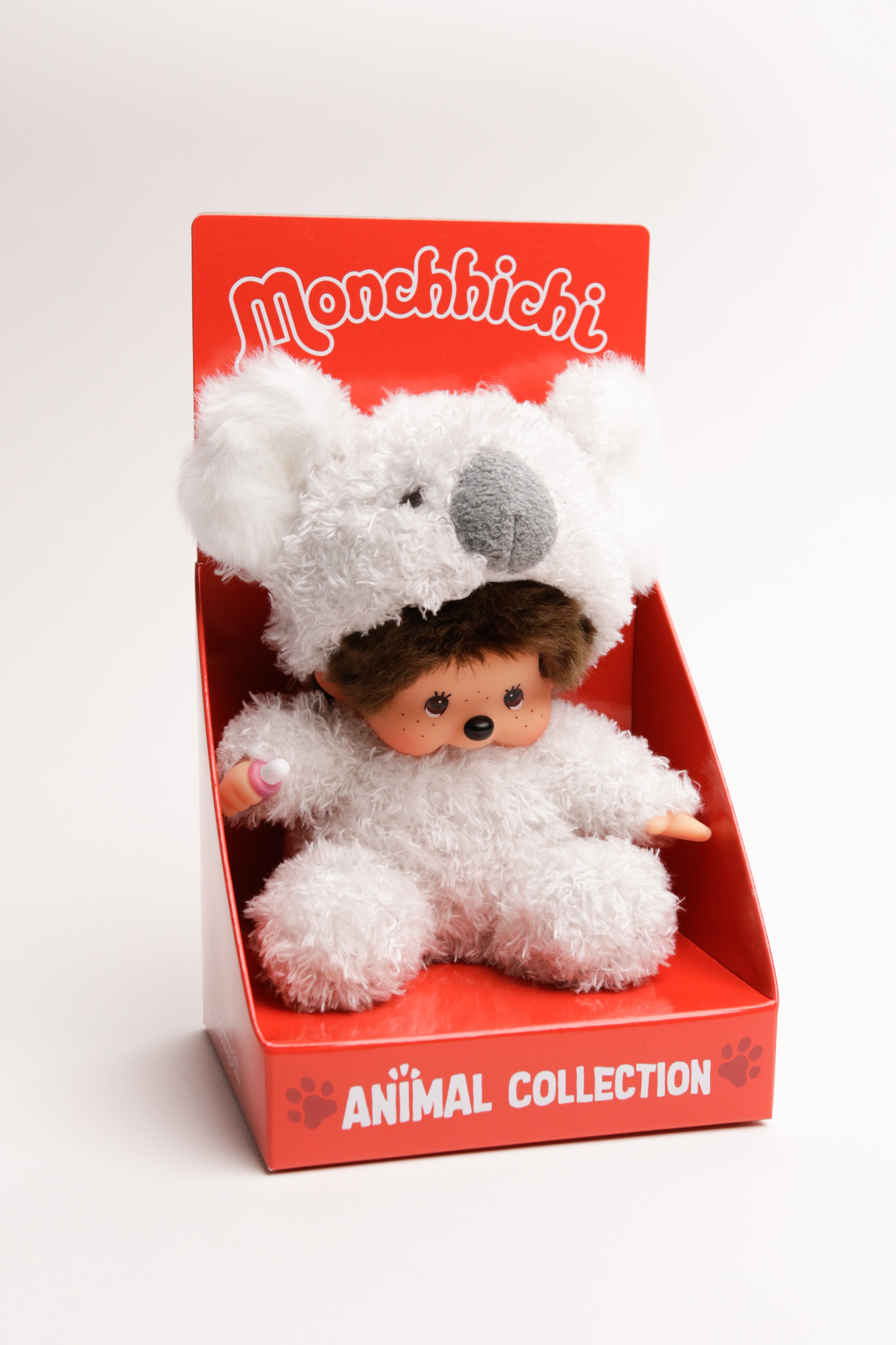 Monchhichi Sitting Fluffy Koala Plush — Authentic Sekiguchi