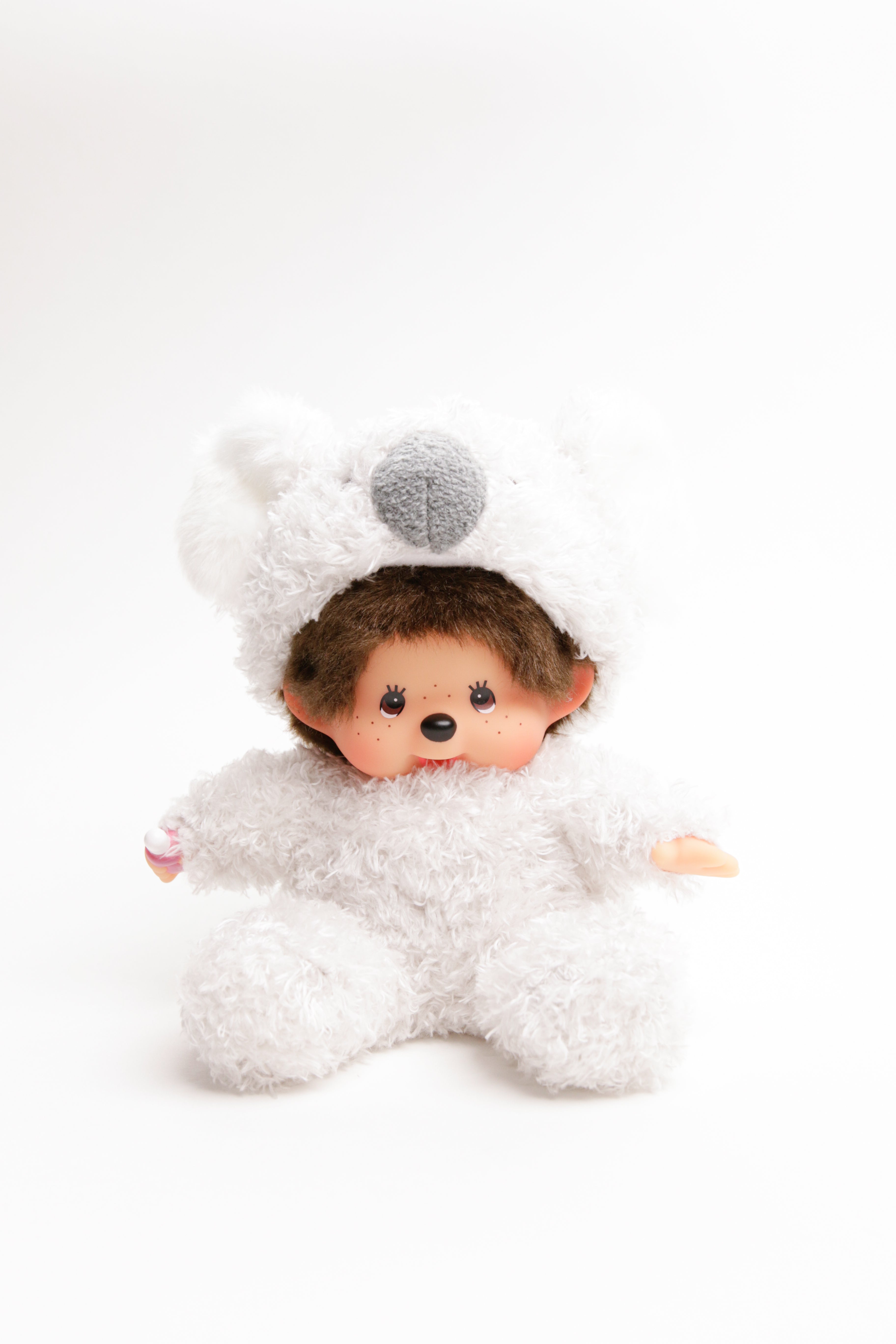 Monchhichi Sitting Fluffy Koala Plush — Authentic Sekiguchi