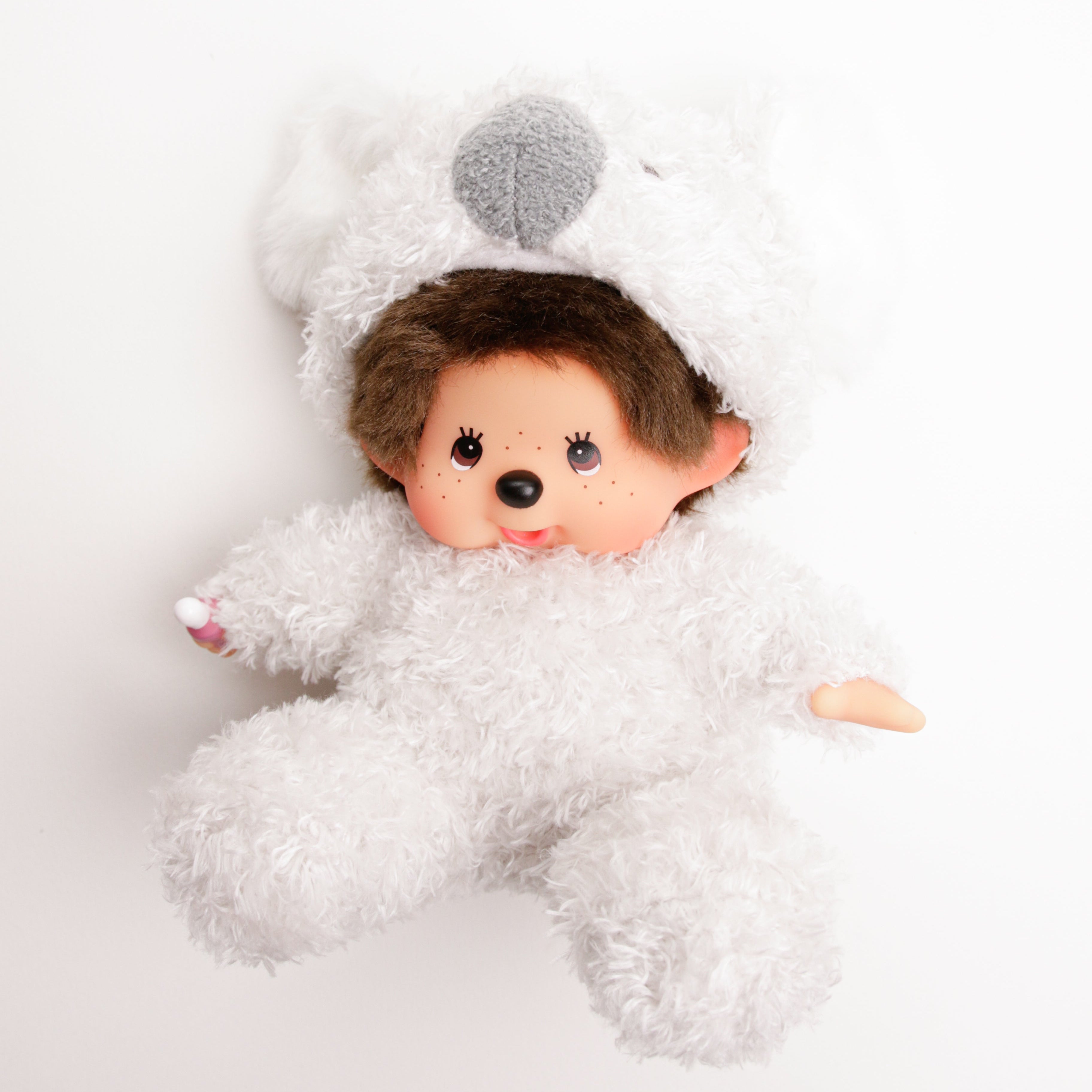 Monchhichi Sitting Fluffy Koala Plush — Authentic Sekiguchi